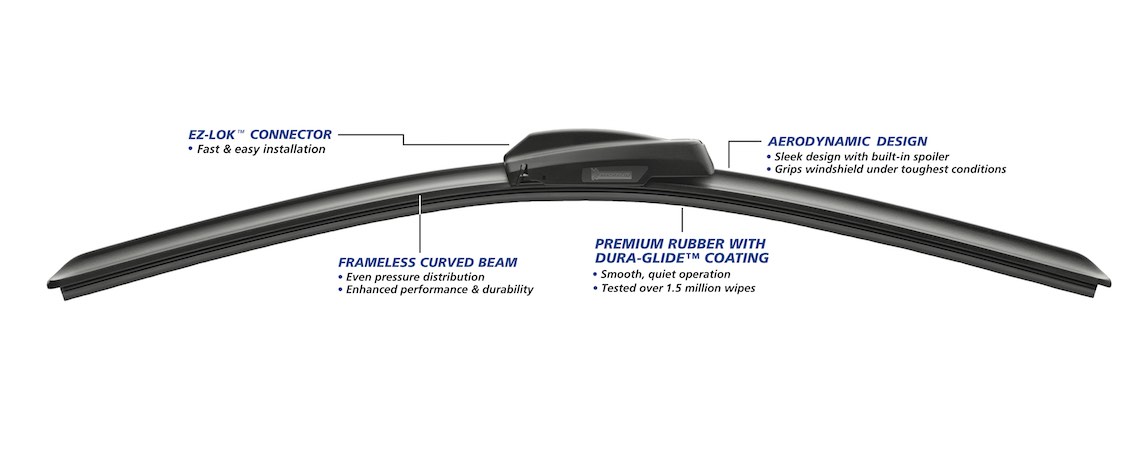 2010 ford fusion wiper blade size