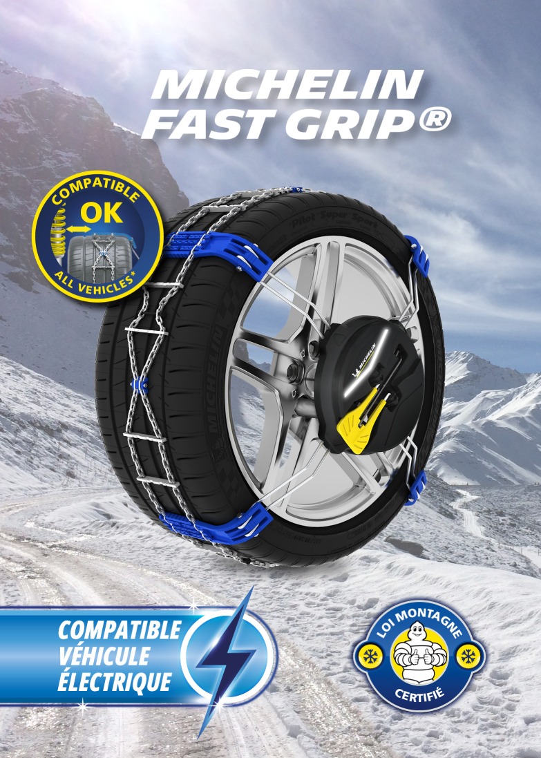 Chaînes neige frontale Fast Grip 130 Michelin (235/55R18)