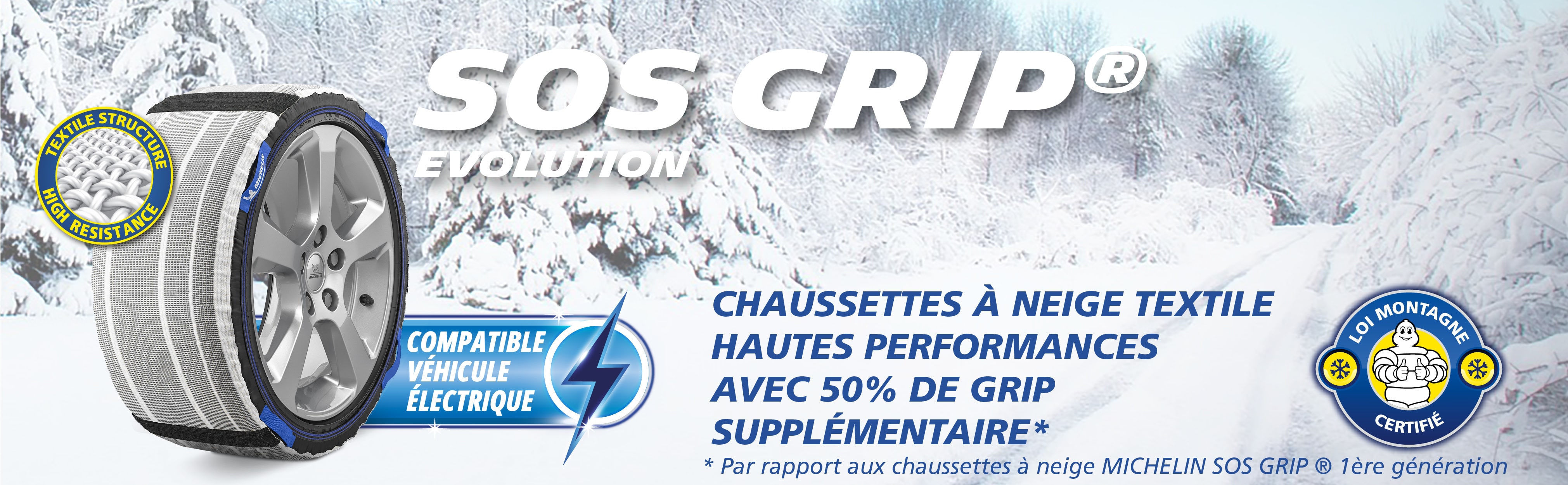 Chaîne neige Michelin SOS Grip EVO 8