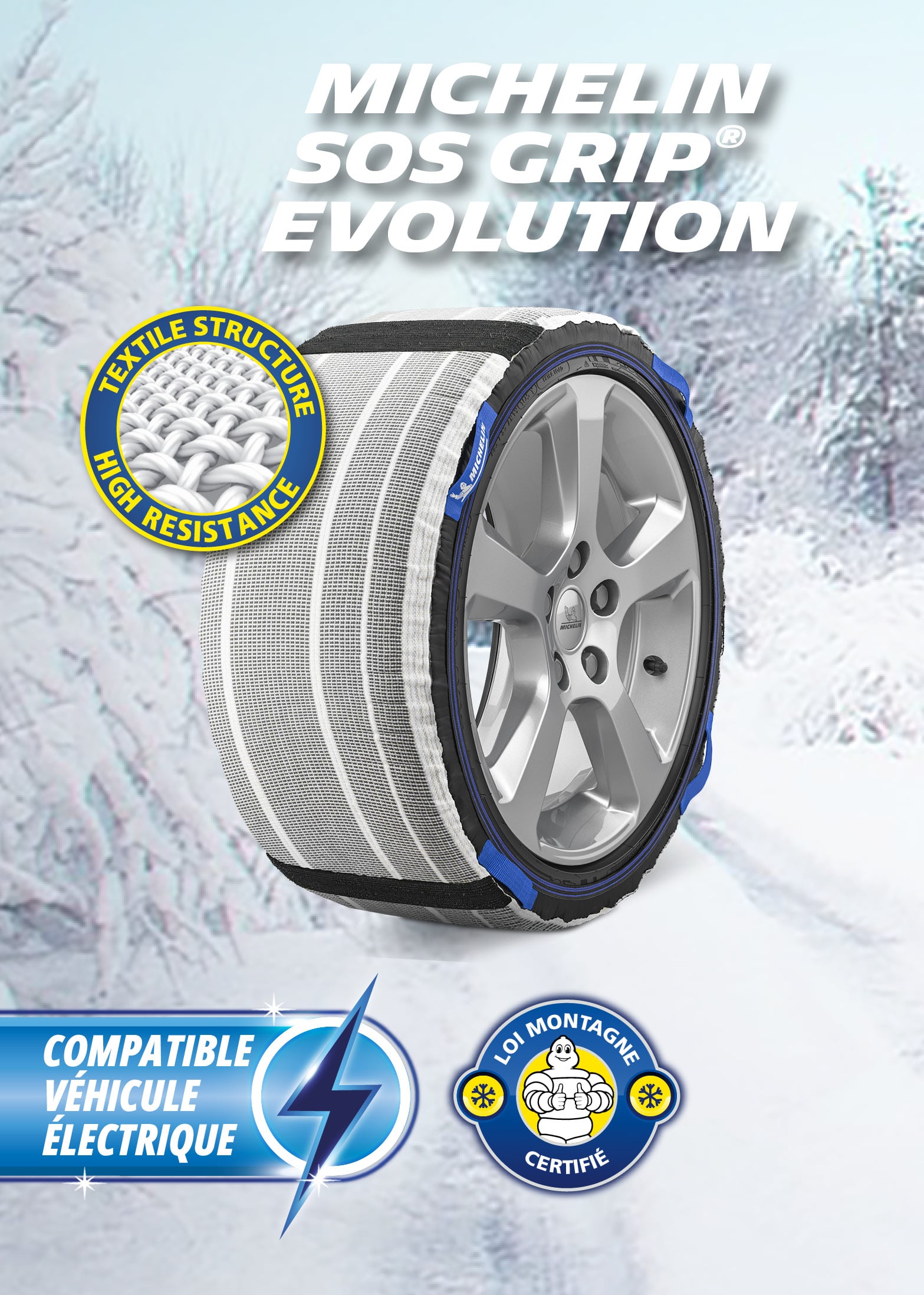  Michelin 008312 Easy Grip Snow Chains Evolution Group